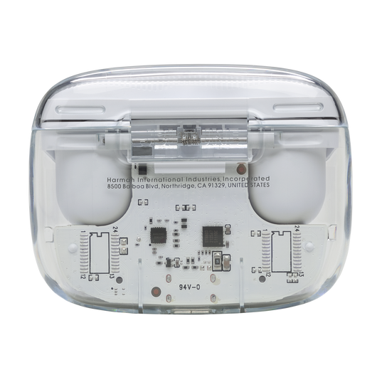JBL Tune Buds Ghost Edition - White Ghost - True wireless Noise Cancelling earbuds - Detailshot 2